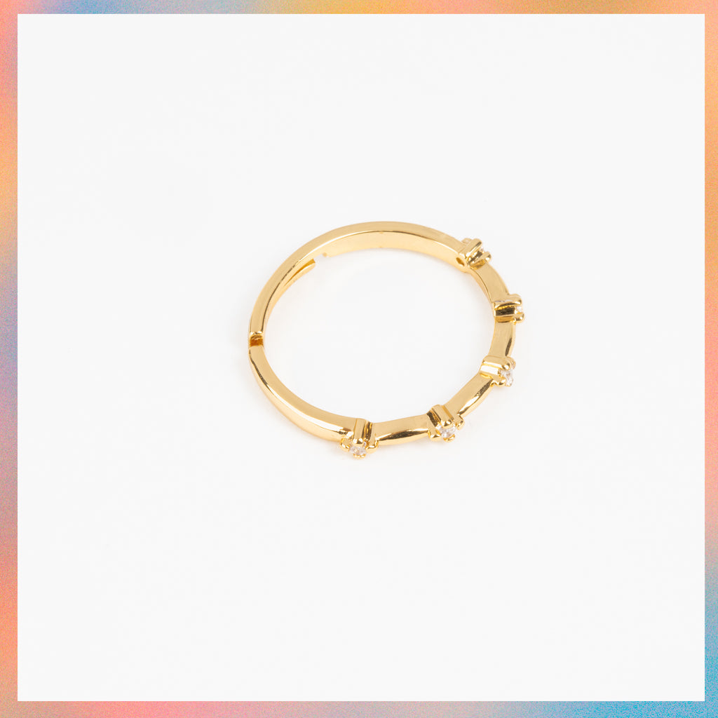 Anillo Zirconias | Ajustable