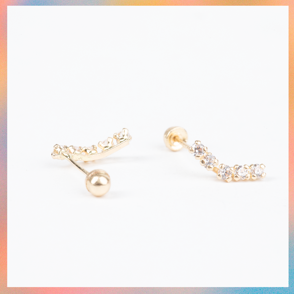 Broquel Barra Curva Zirconias