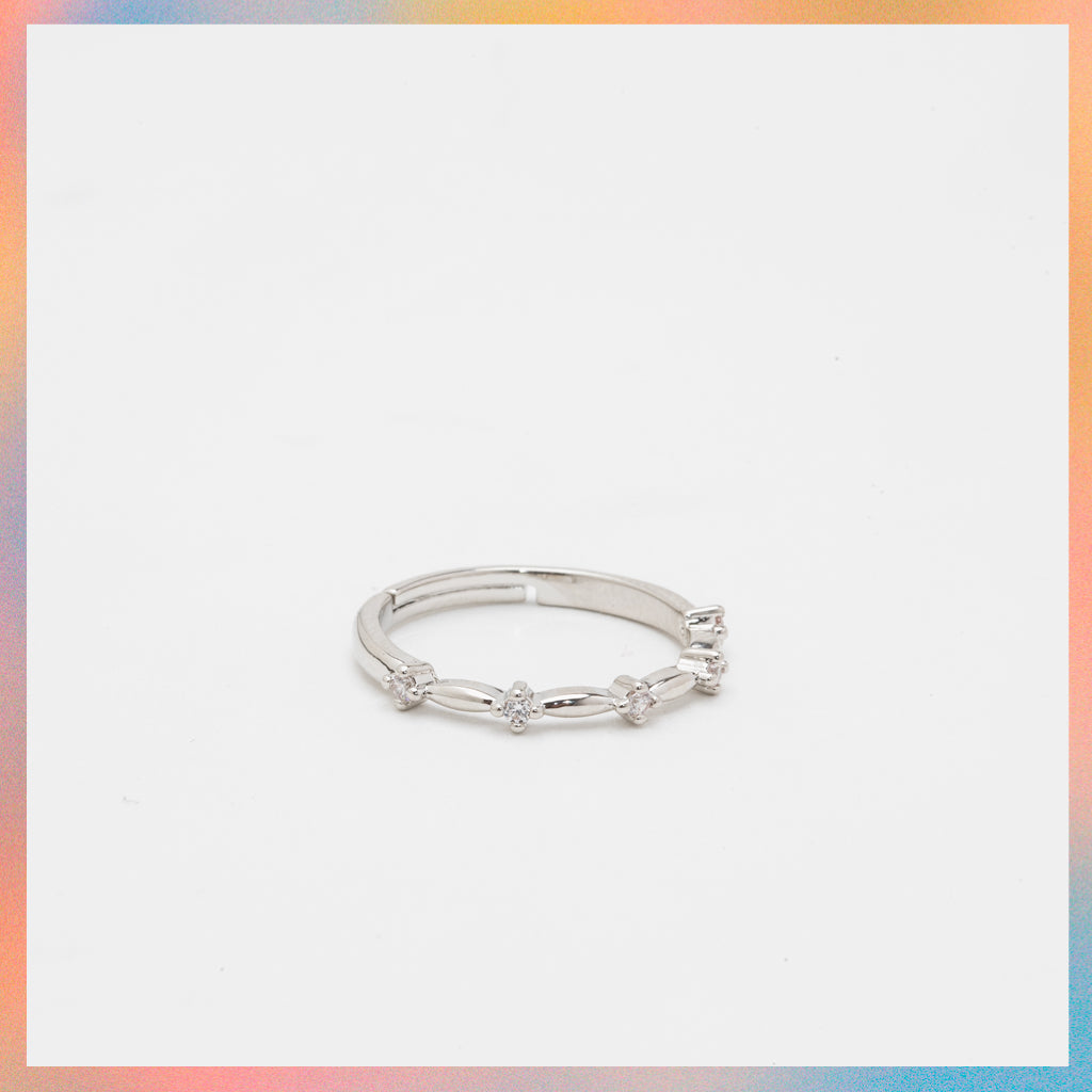 Anillo Zirconias | Ajustable