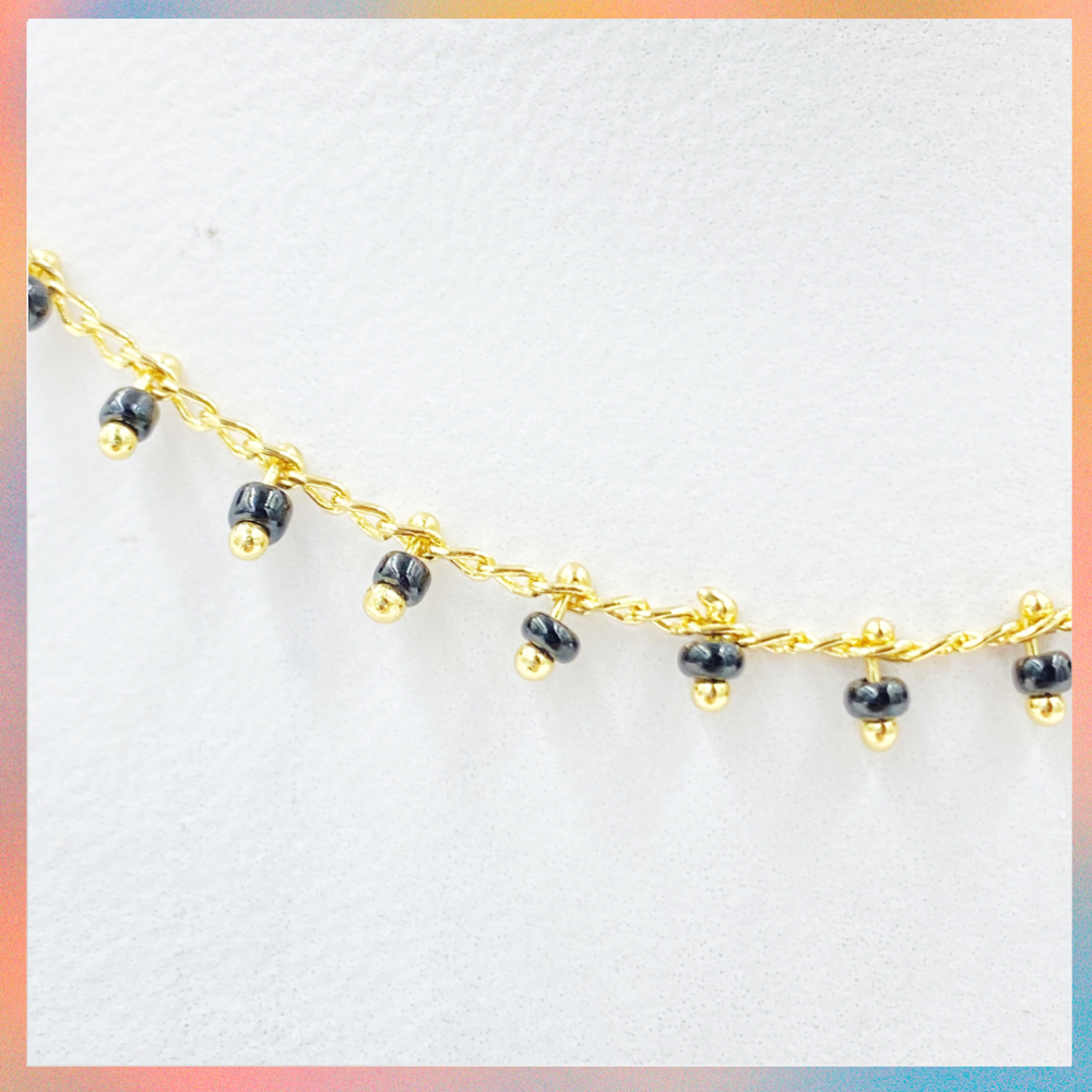 Collar Chaquira Negra