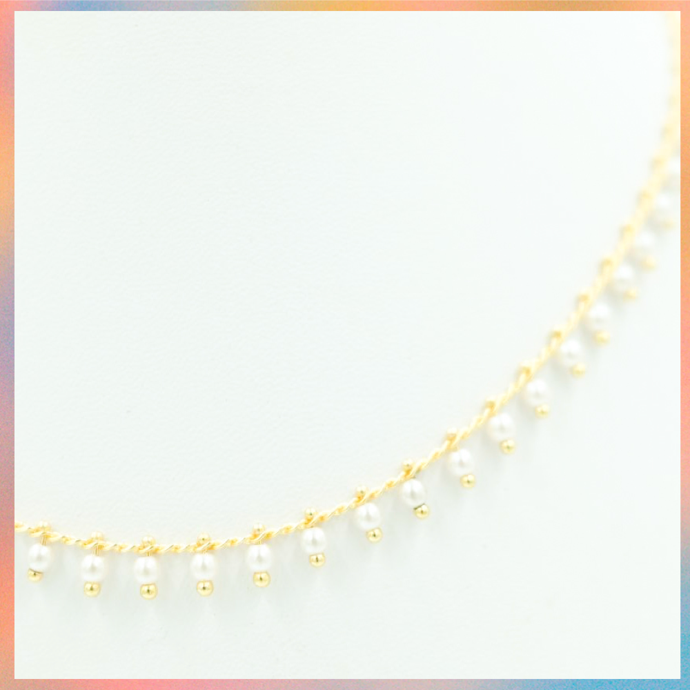 Collar Perlas Colgantes