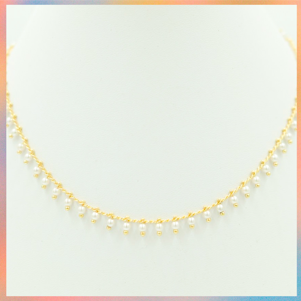 Collar Perlas Colgantes