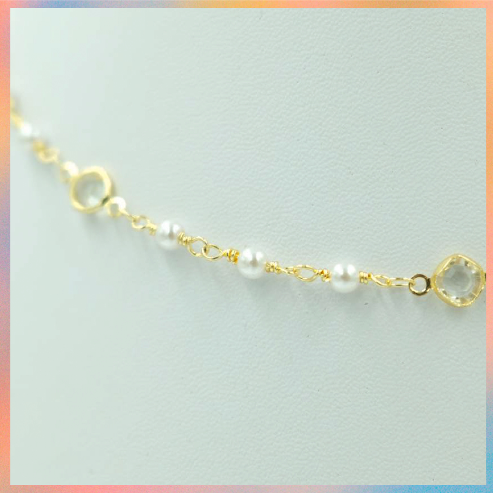 Collar Perlas con Zirconias
