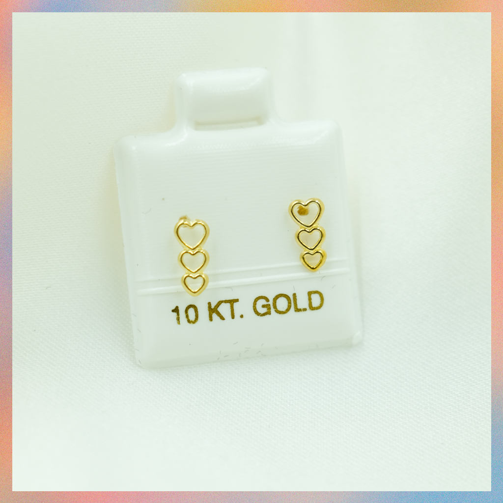 Broquel Triple Corazón Silueta