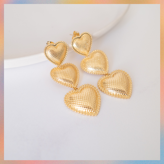 Aretes Corazones