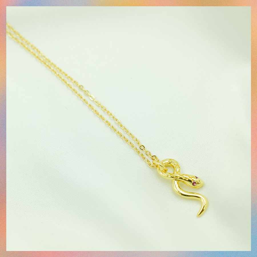 Collar Víbora Ojos Magenta